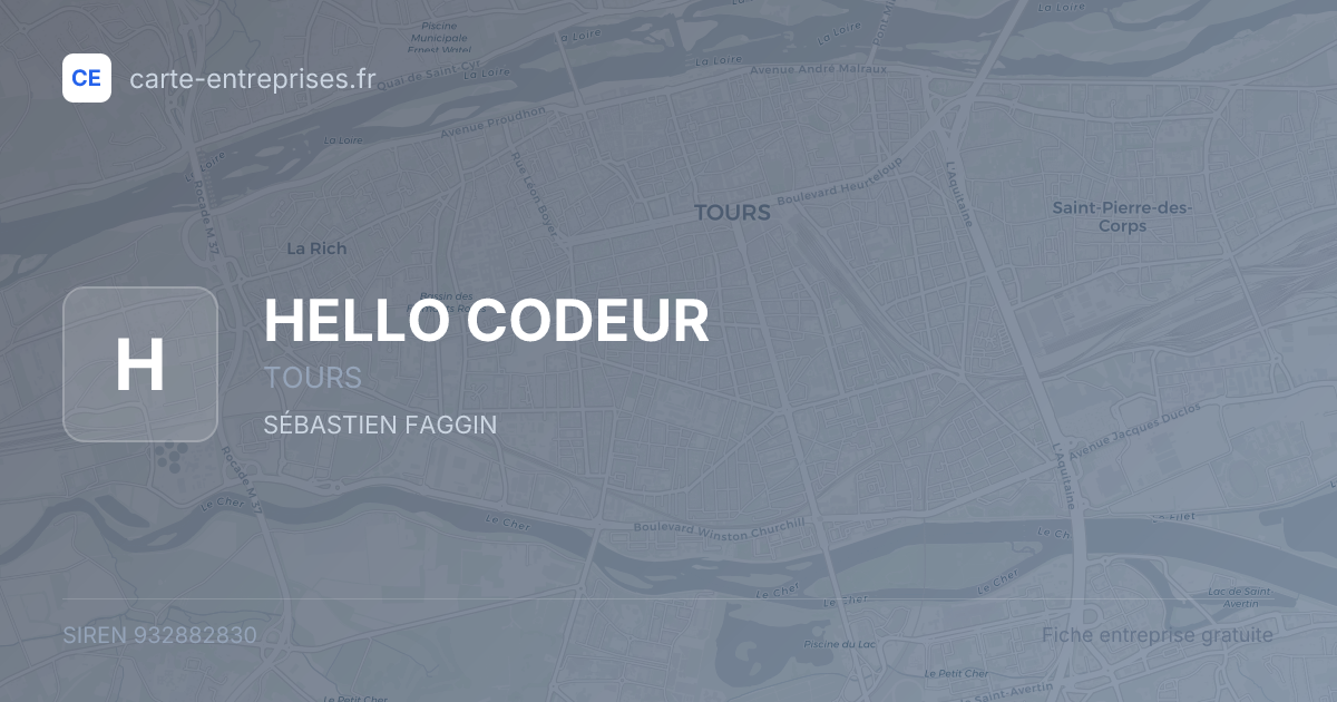 HELLO CODEUR — 932882830 — fiche entreprise