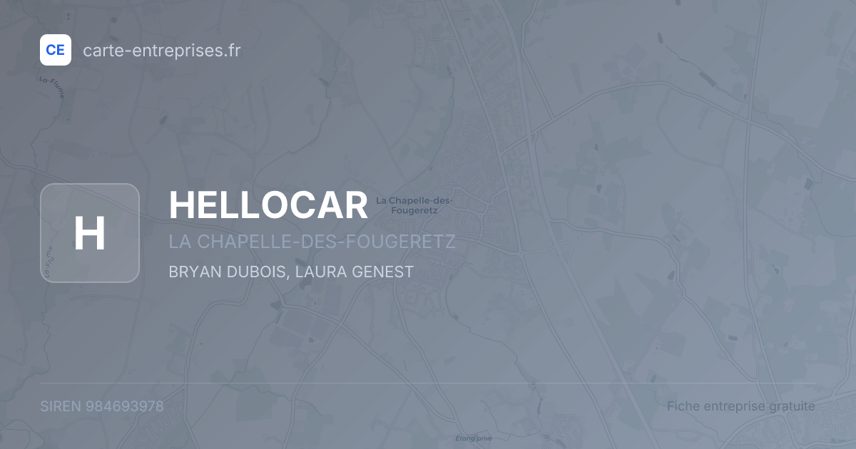 HELLOCAR — 984693978 — fiche entreprise