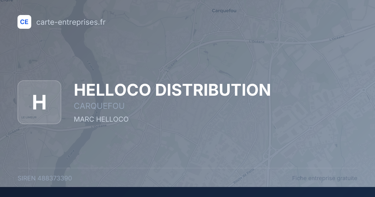 HELLOCO DISTRIBUTION — 488373390 — fiche entreprise