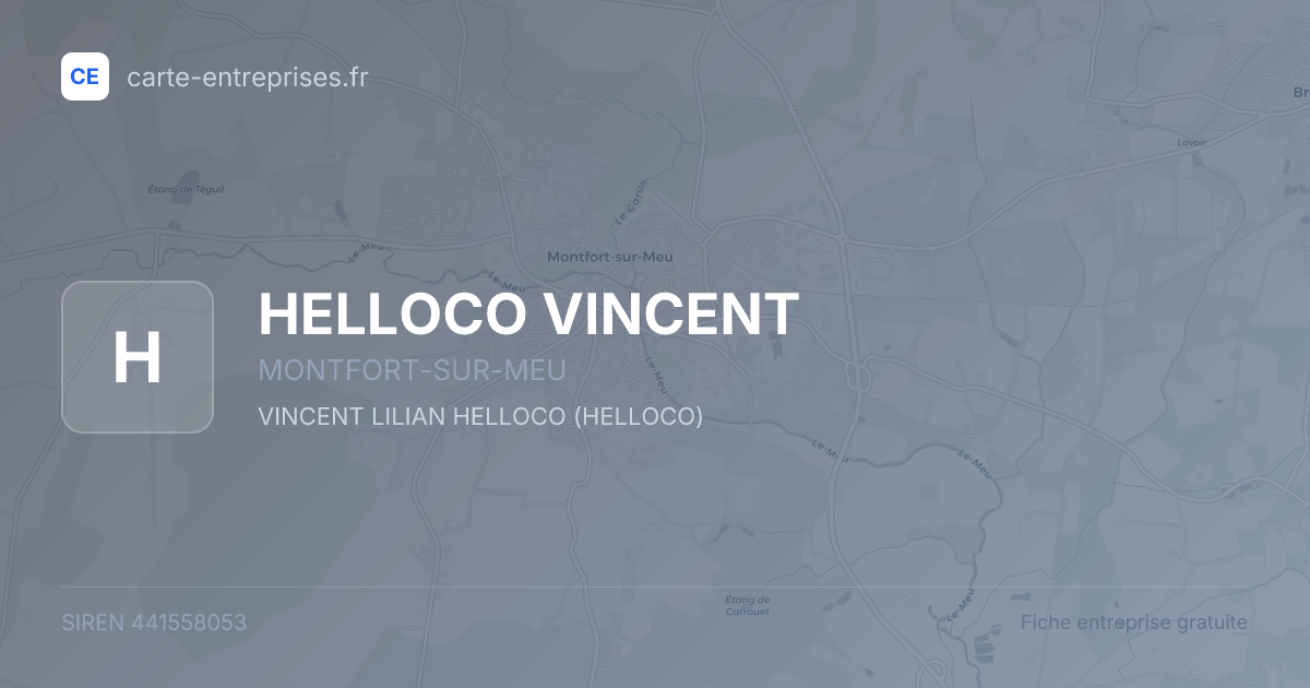 HELLOCO VINCENT — 441558053 — fiche entreprise