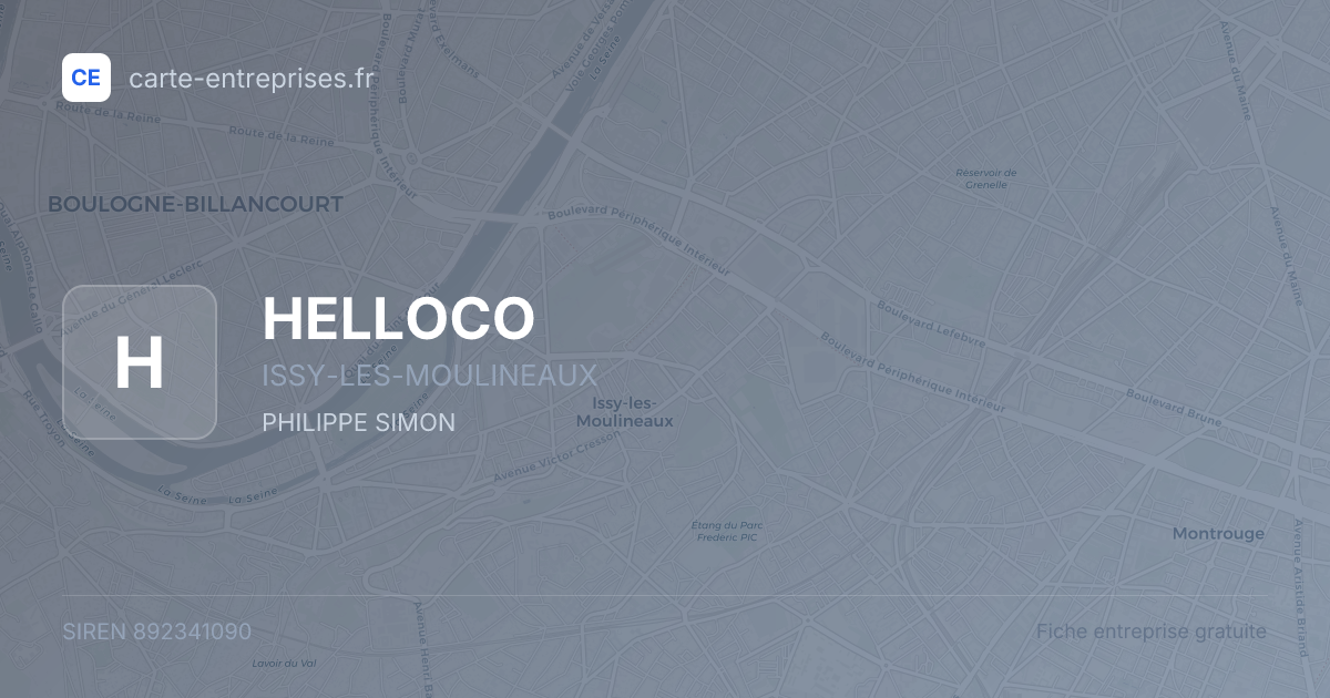 HELLOCO — 892341090 — fiche entreprise