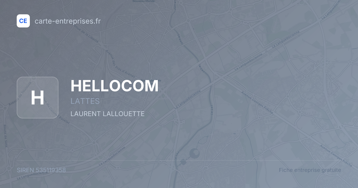 HELLOCOM — 535119358 — fiche entreprise