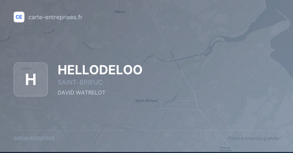 HELLODELOO — 809561103 — fiche entreprise