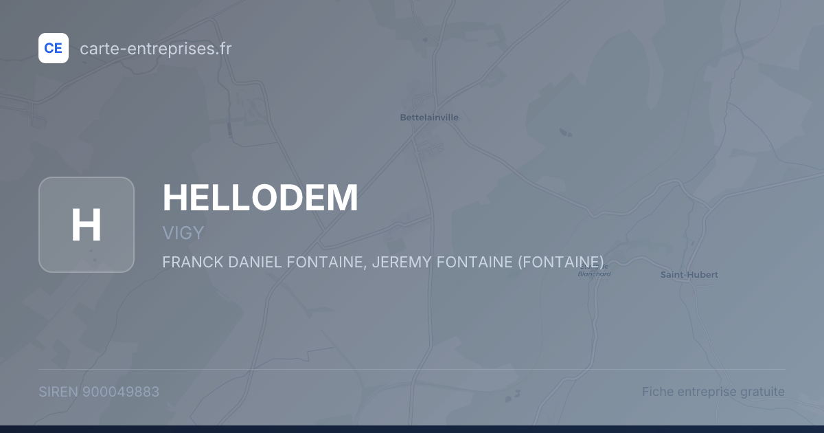 HELLODEM — 900049883 — fiche entreprise