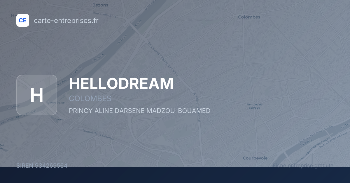 HELLODREAM — 934269564 — fiche entreprise