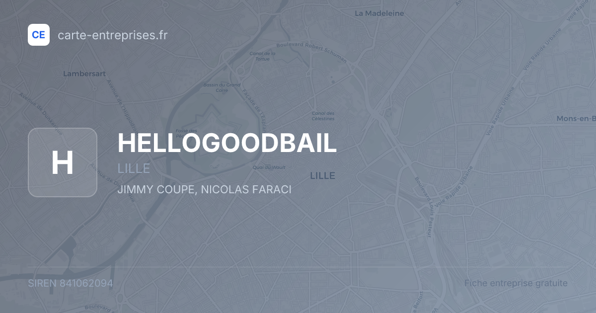 HELLOGOODBAIL — 841062094 — fiche entreprise