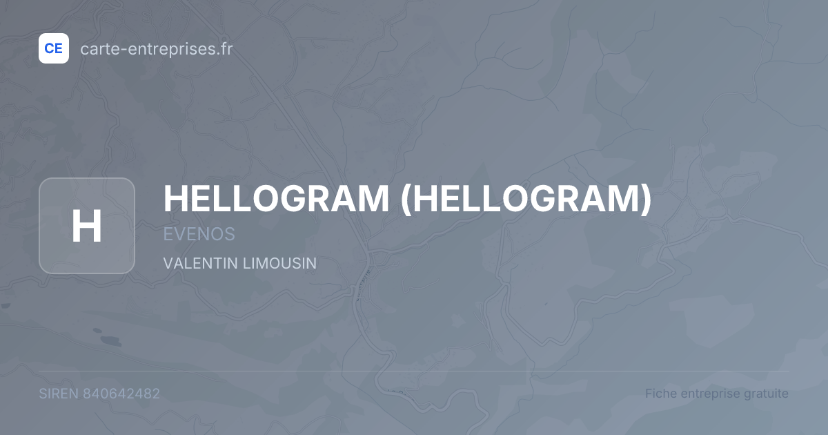 HELLOGRAM — 840642482 — fiche entreprise