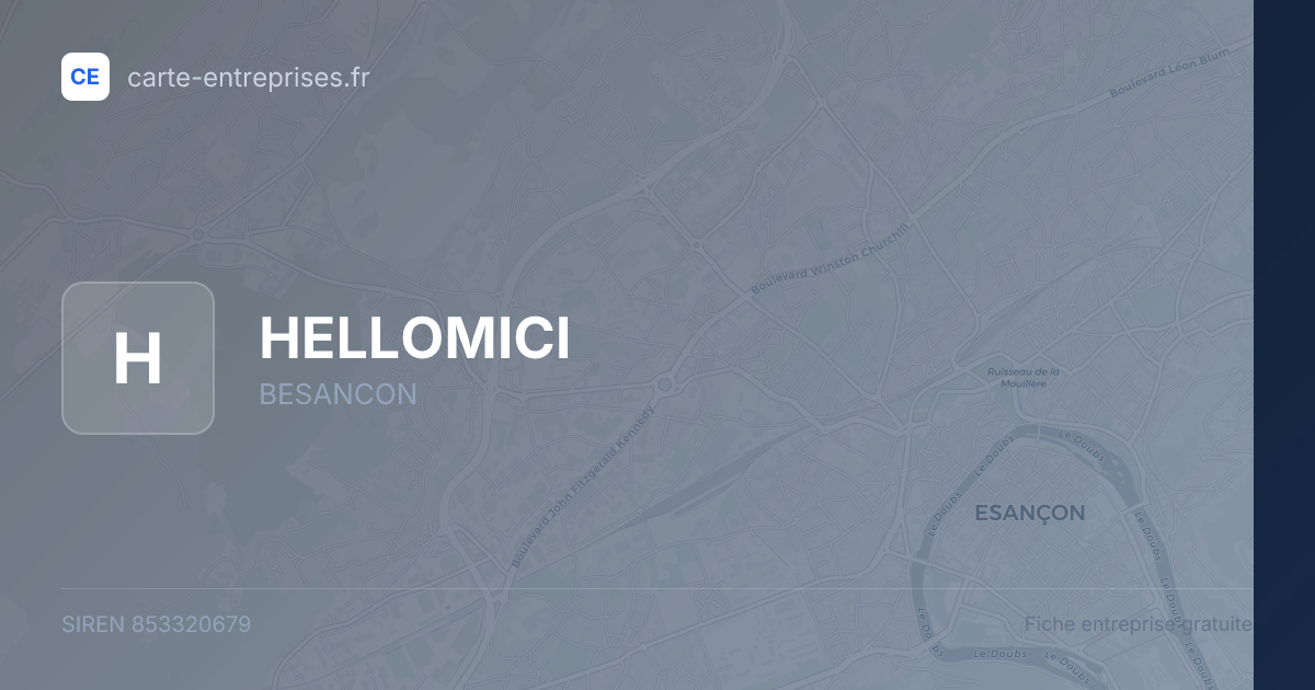 HELLOMICI — 853320679 — fiche entreprise