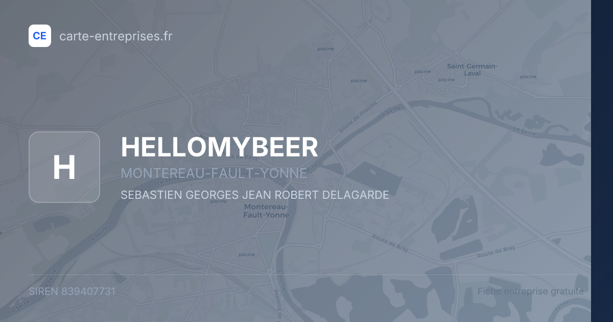 HELLOMYBEER — 839407731 — fiche entreprise