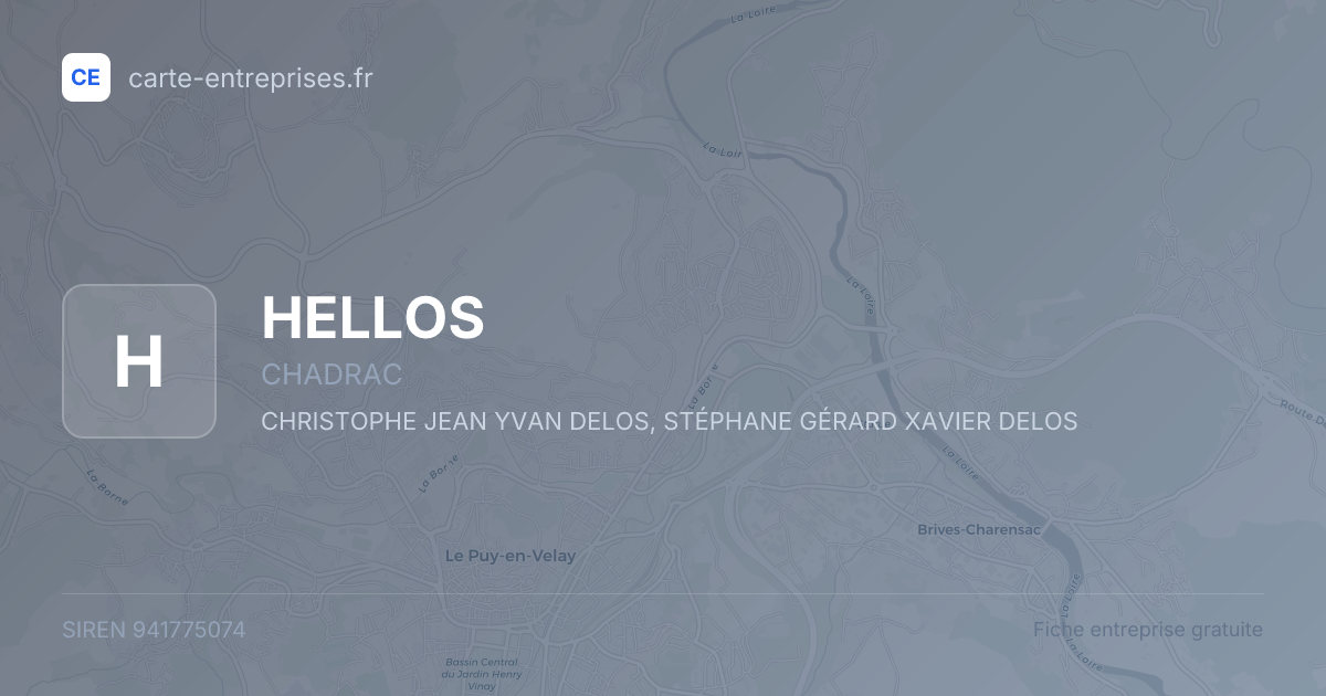 HELLOS — 941775074 — fiche entreprise