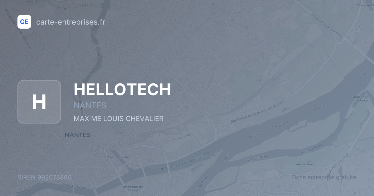 HELLOTECH — 992073890 — fiche entreprise