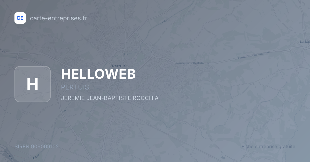 HELLOWEB — 909009102 — fiche entreprise