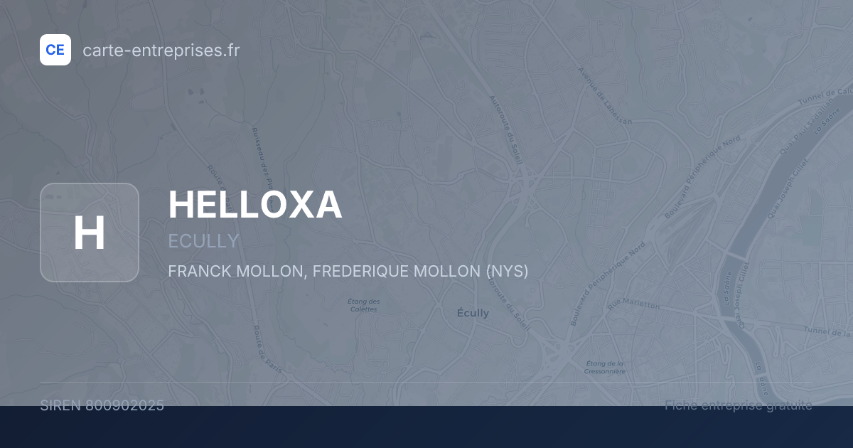 HELLOXA — 800902025 — fiche entreprise