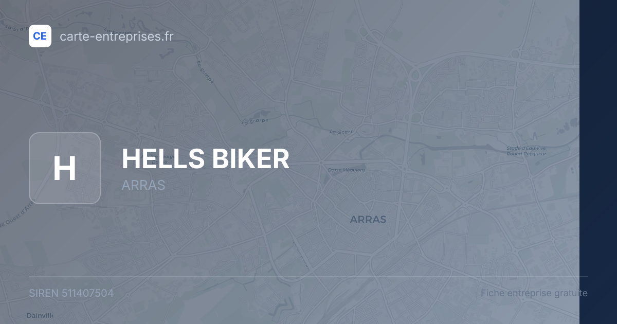 HELLS BIKER — 511407504 — fiche entreprise
