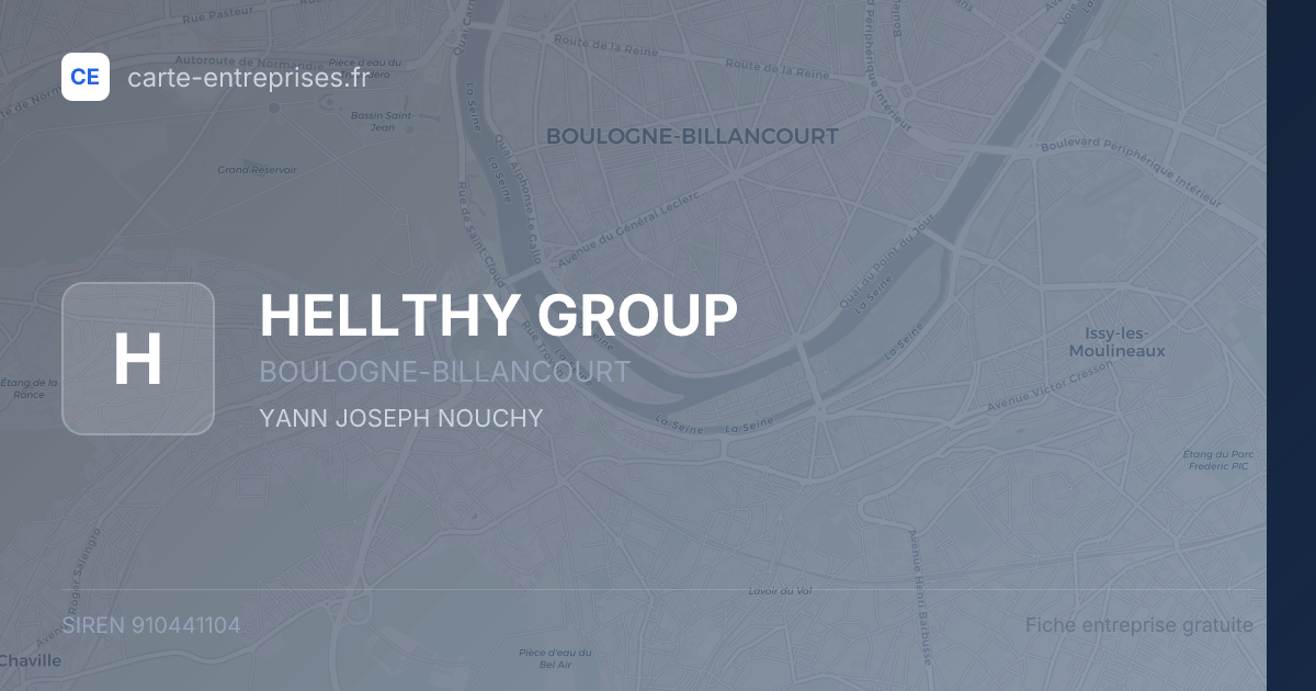 HELLTHY GROUP — 910441104 — fiche entreprise