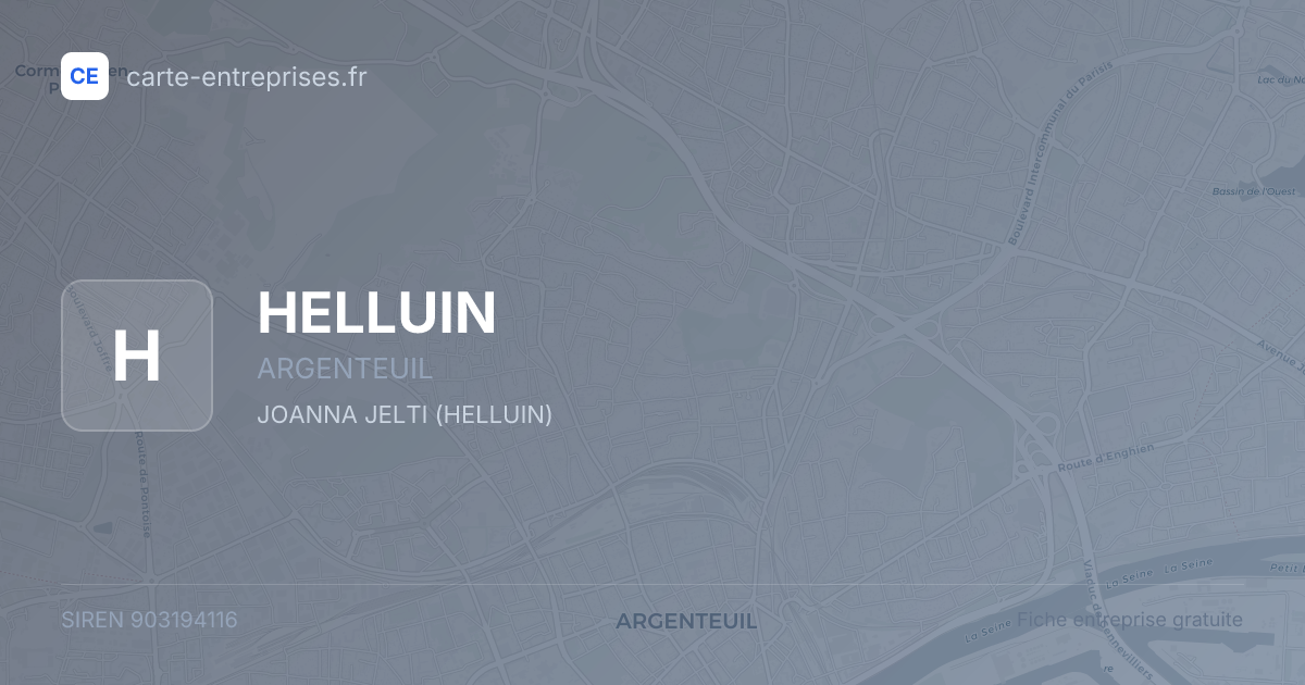 HELLUIN — 903194116 — fiche entreprise