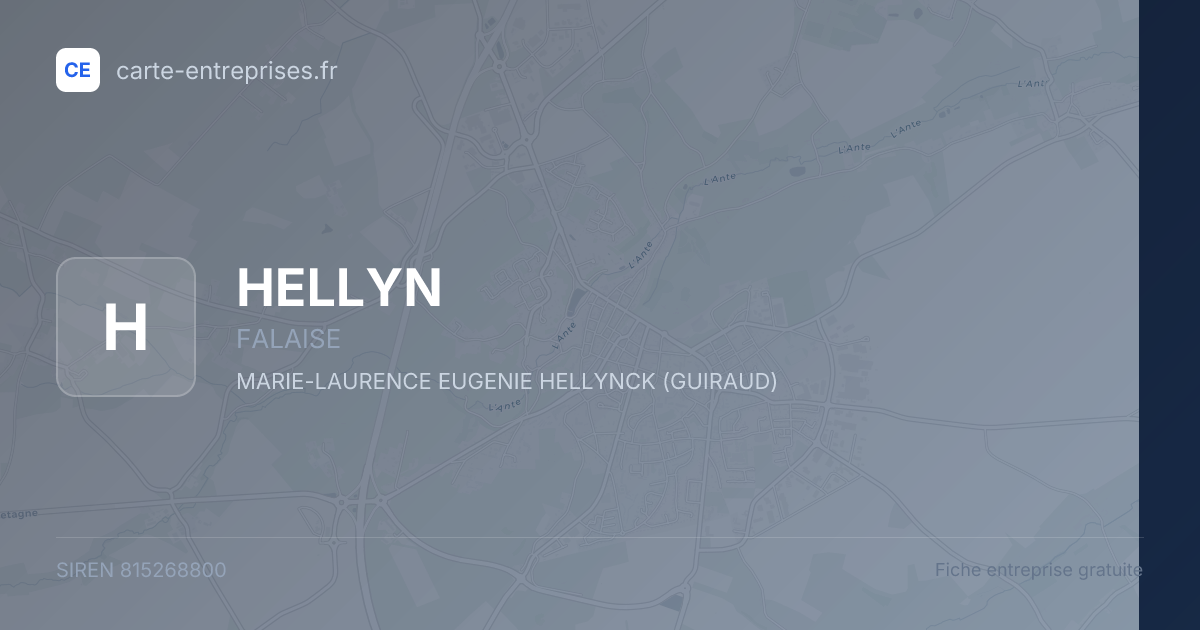 HELLYN — 815268800 — fiche entreprise