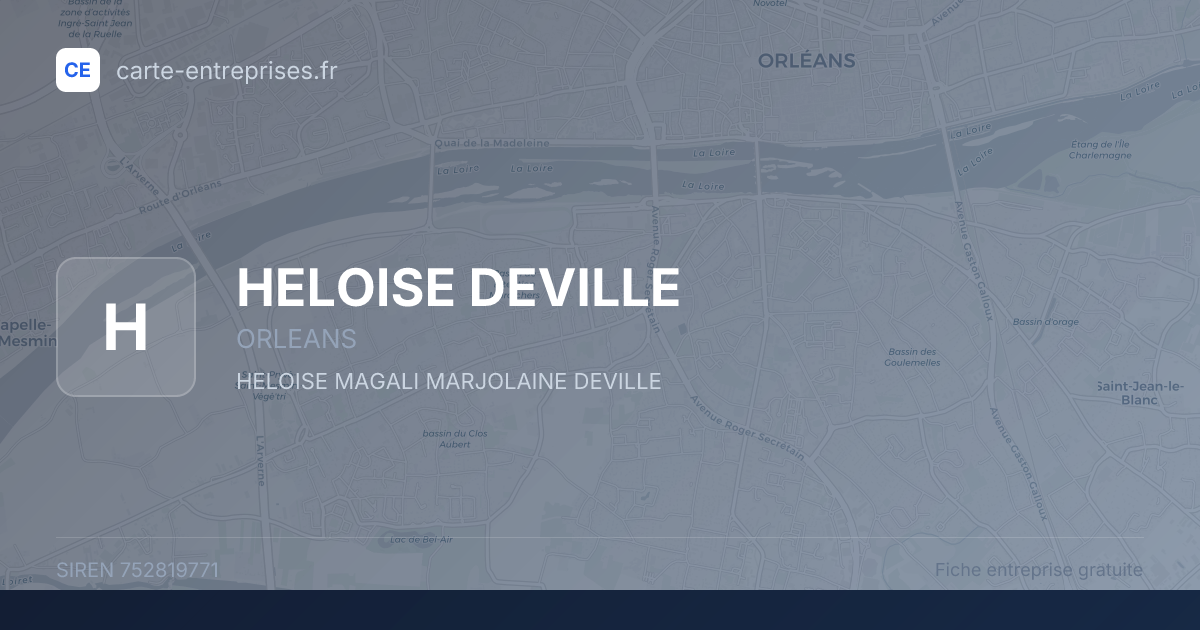 HELOISE DEVILLE — 752819771 — fiche entreprise