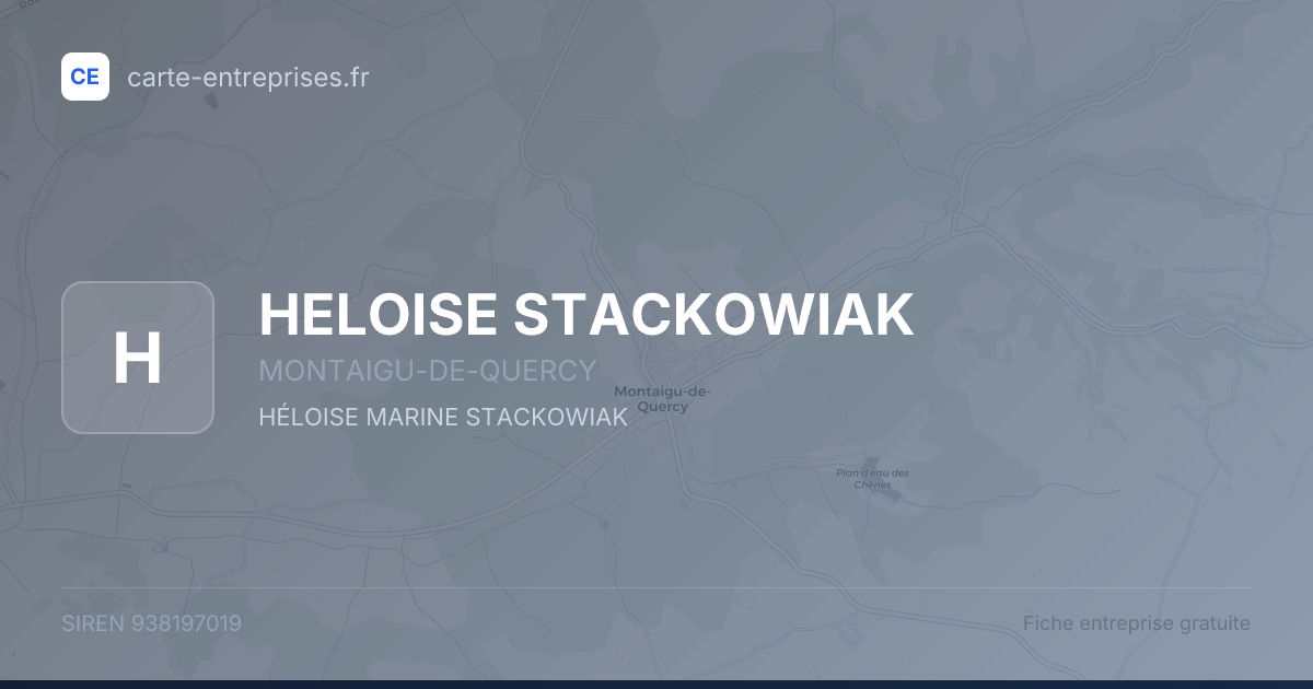 HELOISE STACKOWIAK — 938197019 — fiche entreprise