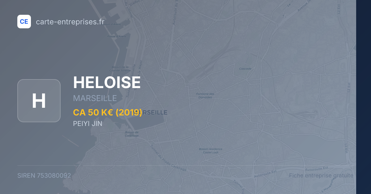 HELOISE — 753080092 — fiche entreprise