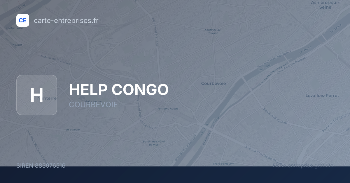 HELP CONGO — 883976516 — fiche entreprise