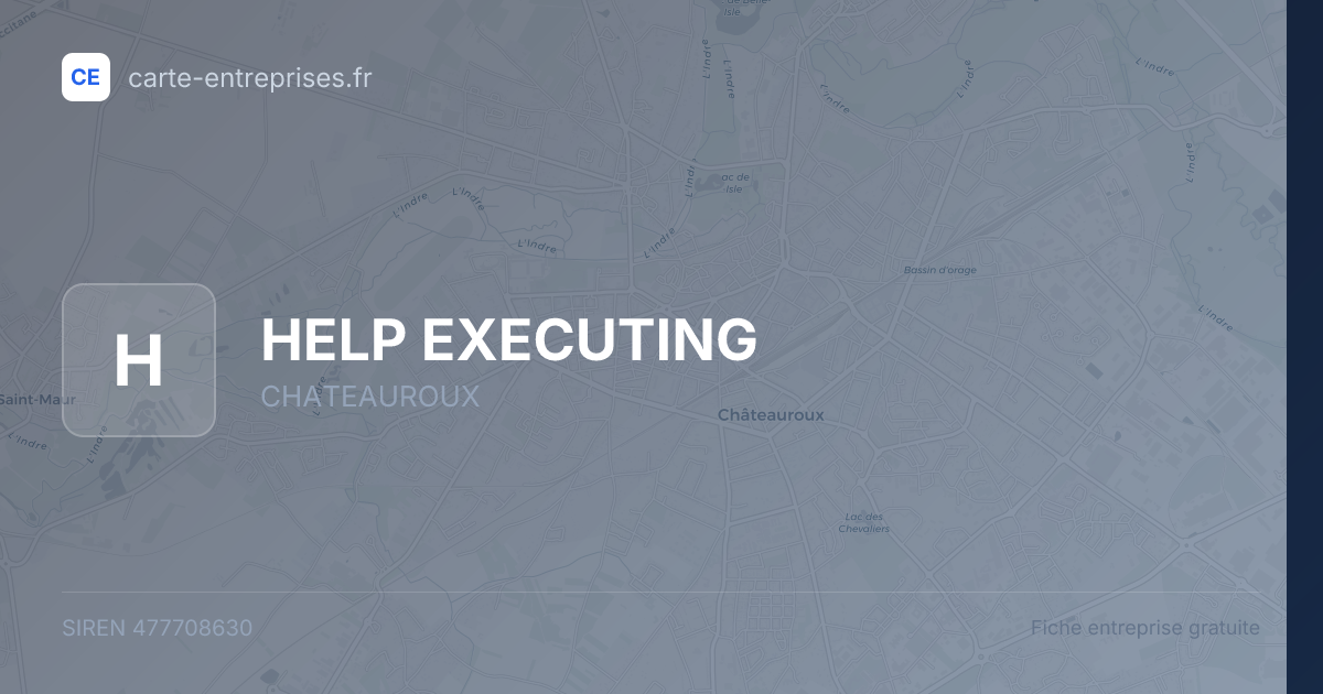 HELP EXECUTING — 477708630 — fiche entreprise