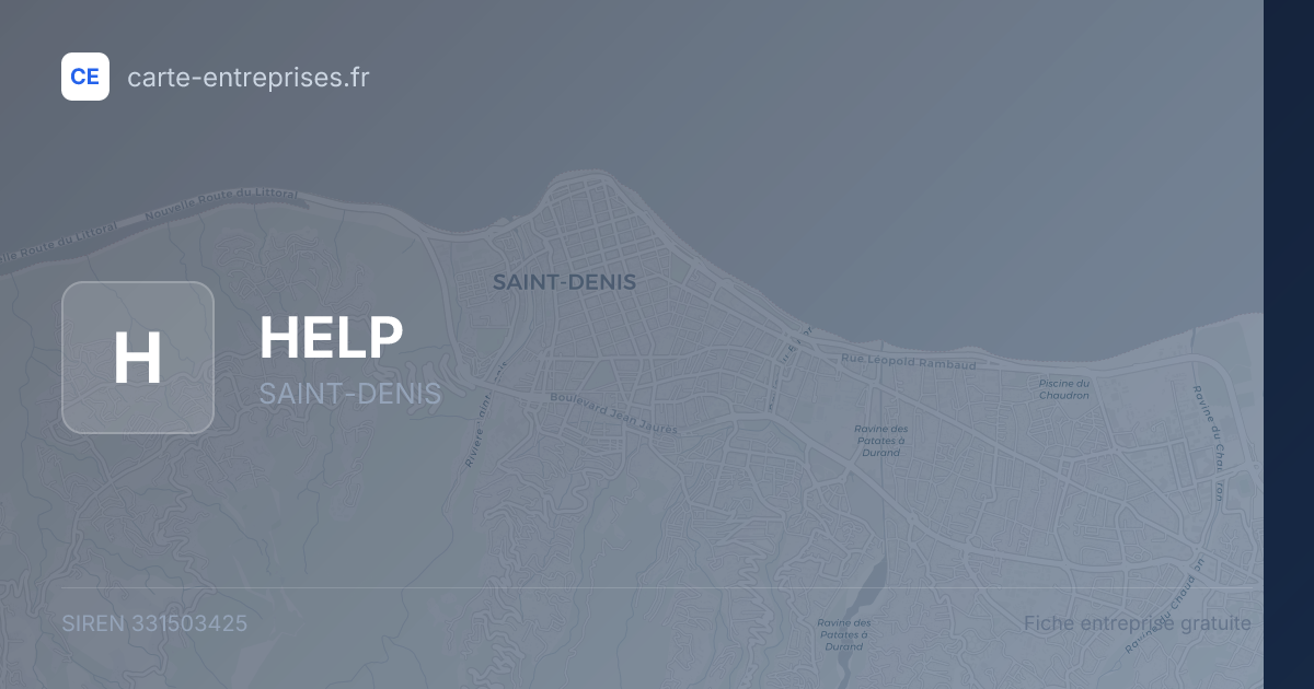 HELP — 331503425 — fiche entreprise