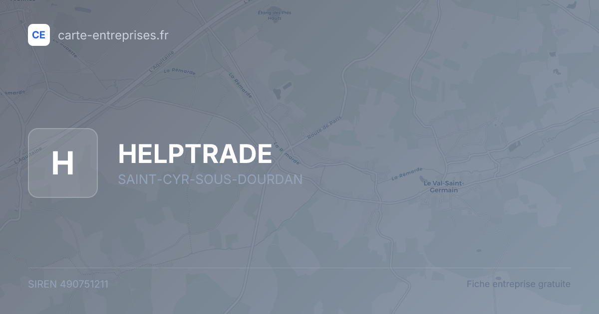 HELPTRADE — 490751211 — fiche entreprise