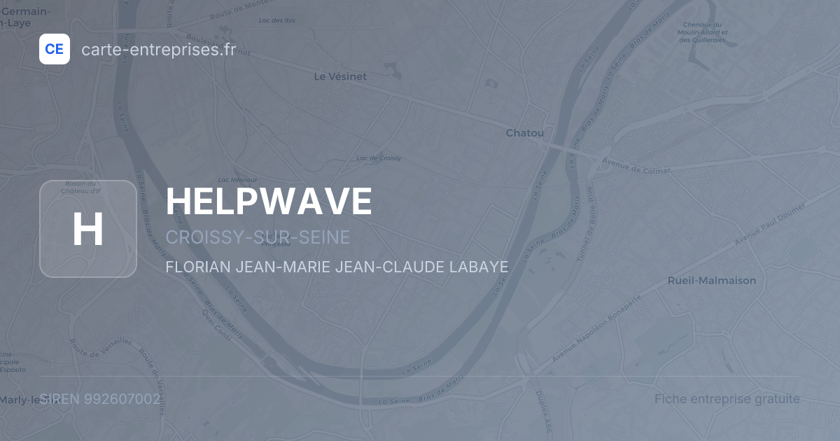 HELPWAVE — 992607002 — fiche entreprise