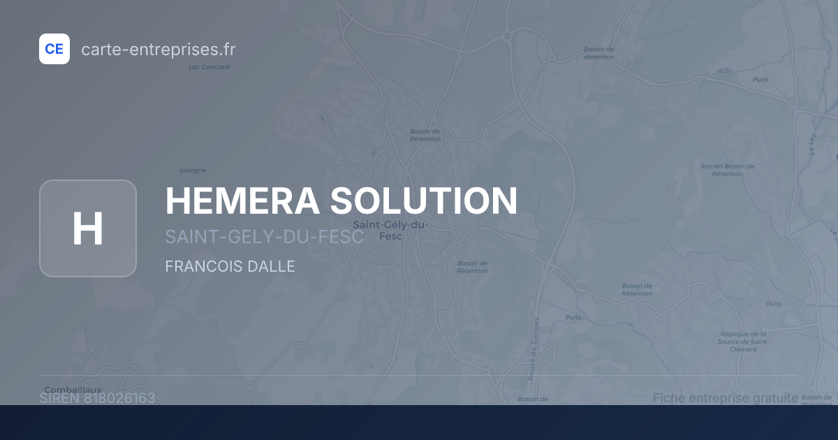 HEMERA SOLUTION — 818026163 — fiche entreprise