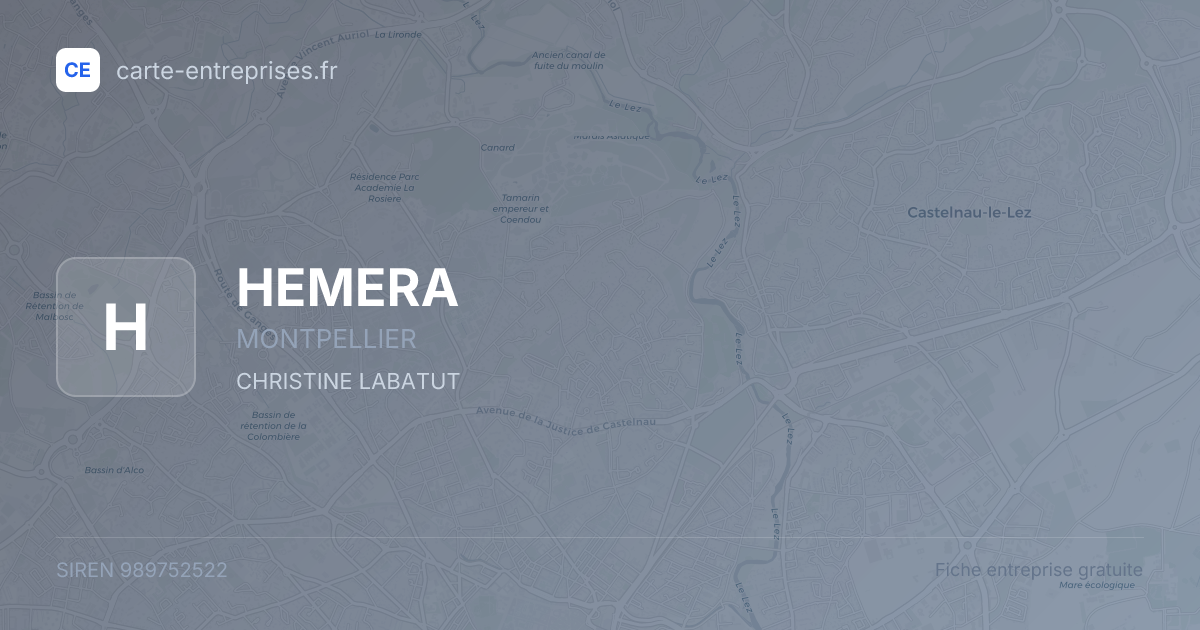 HEMERA — 989752522 — fiche entreprise