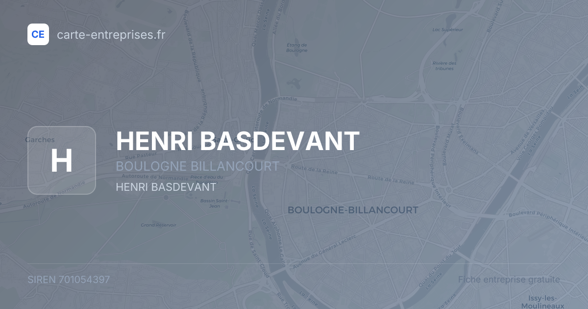 HENRI BASDEVANT — 701054397 — fiche entreprise
