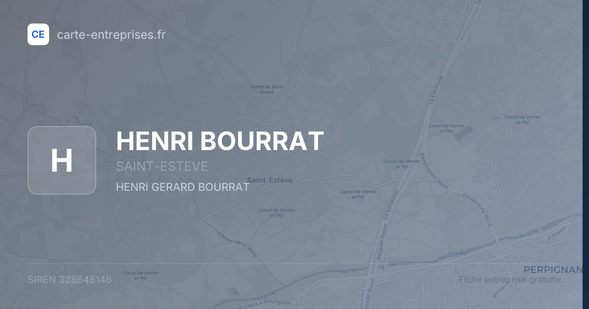 HENRI BOURRAT — 328646146 — fiche entreprise