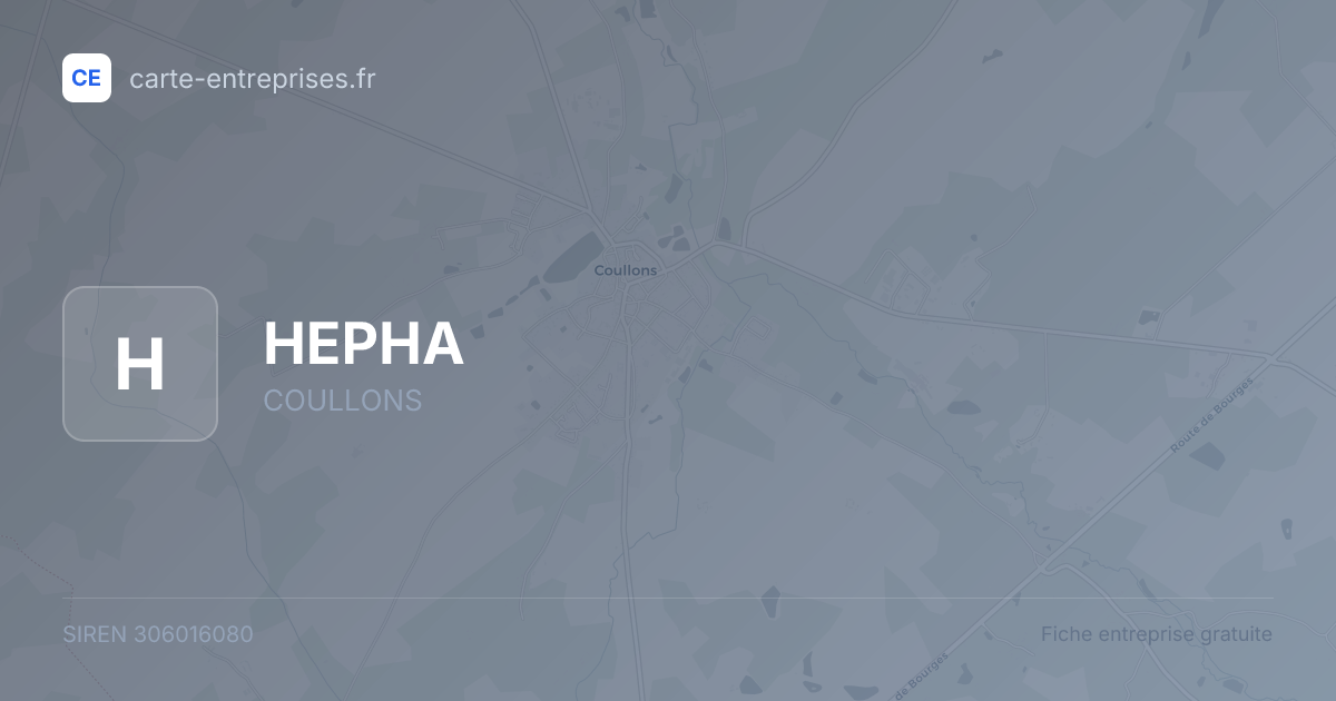 HEPHA — 306016080 — fiche entreprise