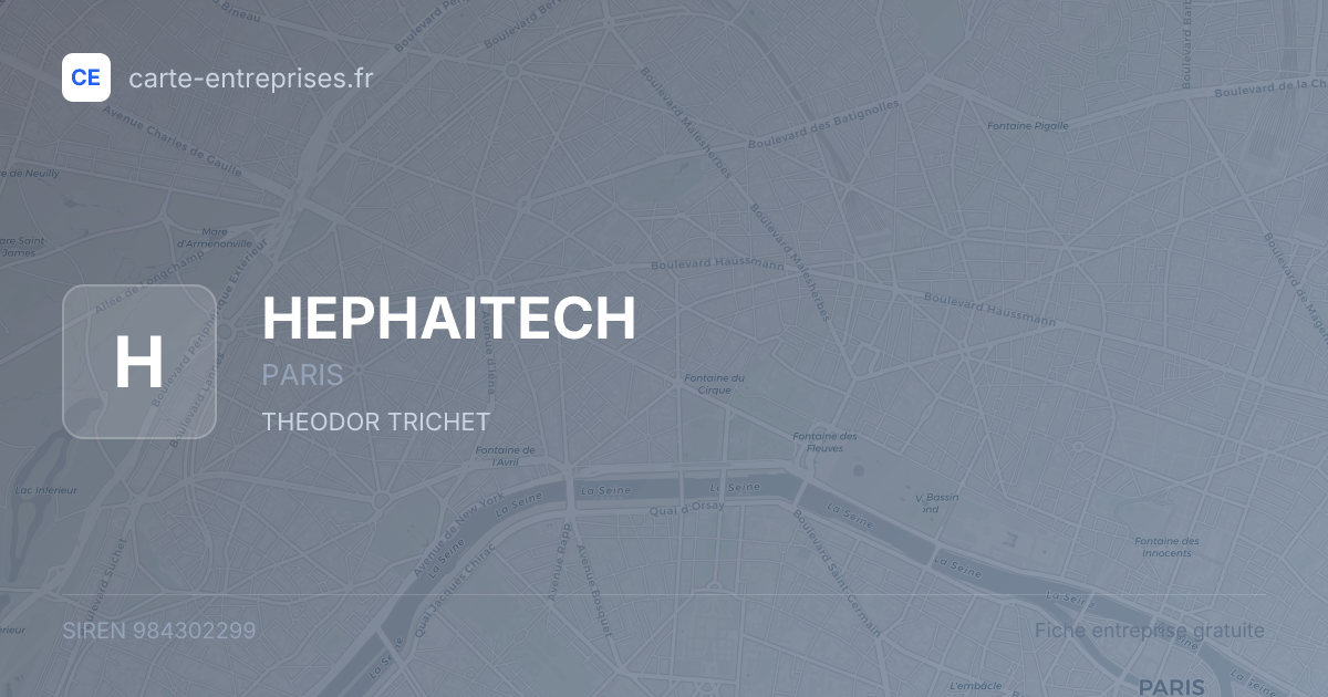 HEPHAITECH — 984302299 — fiche entreprise