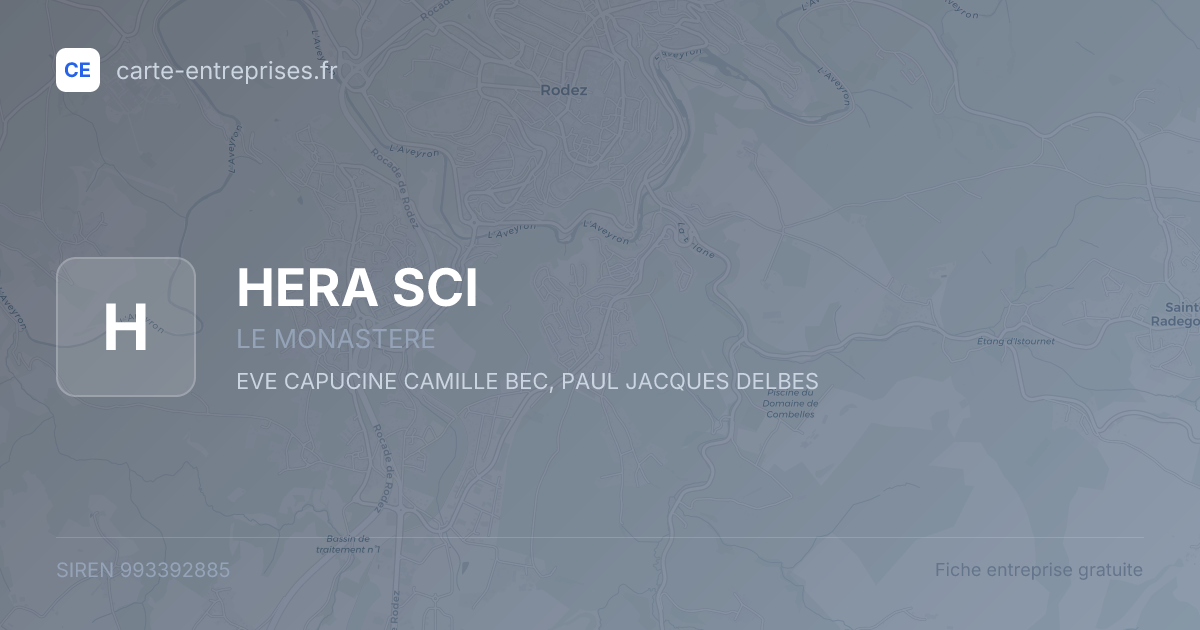 HERA SCI — 993392885 — fiche entreprise