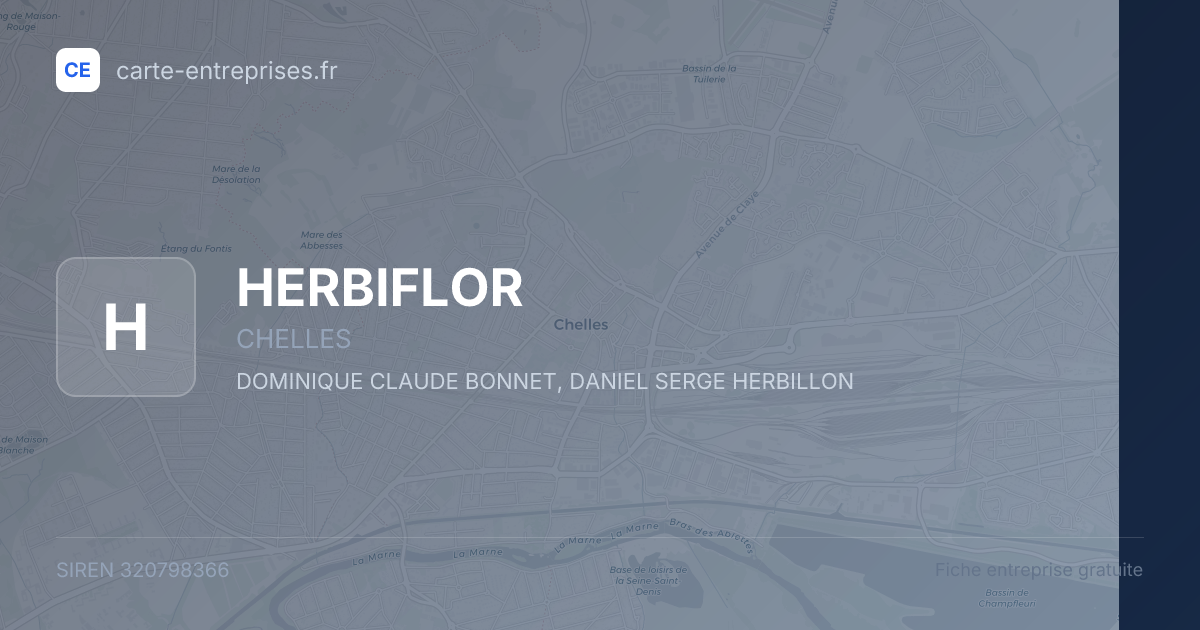 HERBIFLOR — 320798366 — fiche entreprise