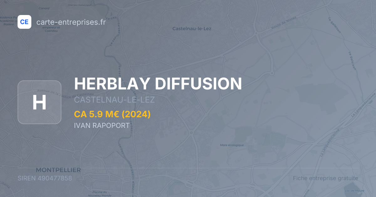 HERBLAY DIFFUSION — 490477858 — fiche entreprise