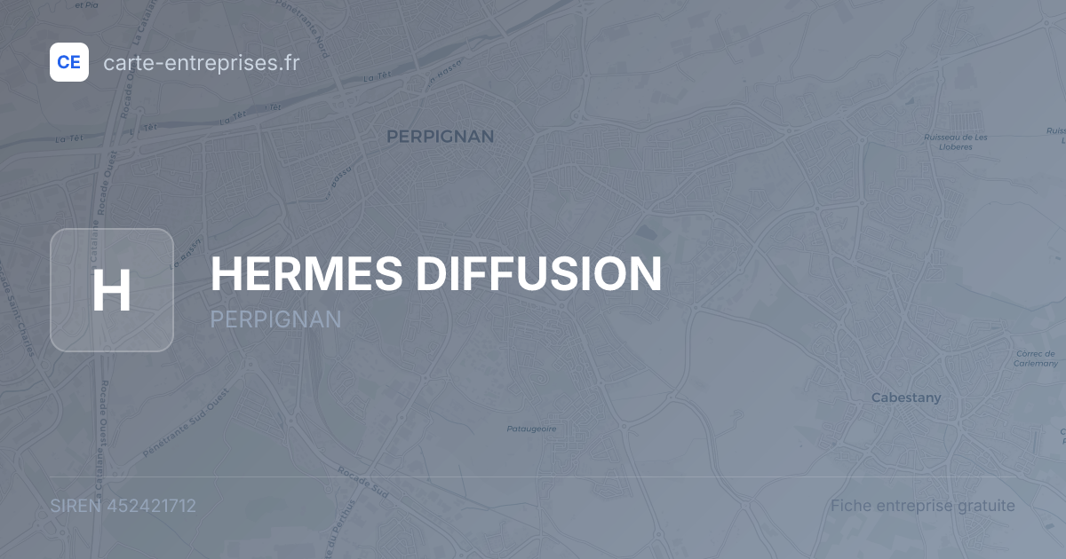 HERMES DIFFUSION — 452421712 — fiche entreprise
