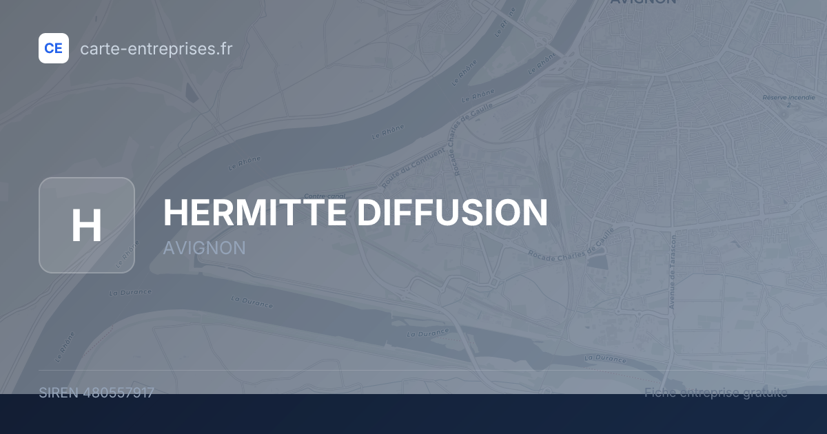HERMITTE DIFFUSION — 480557917 — fiche entreprise