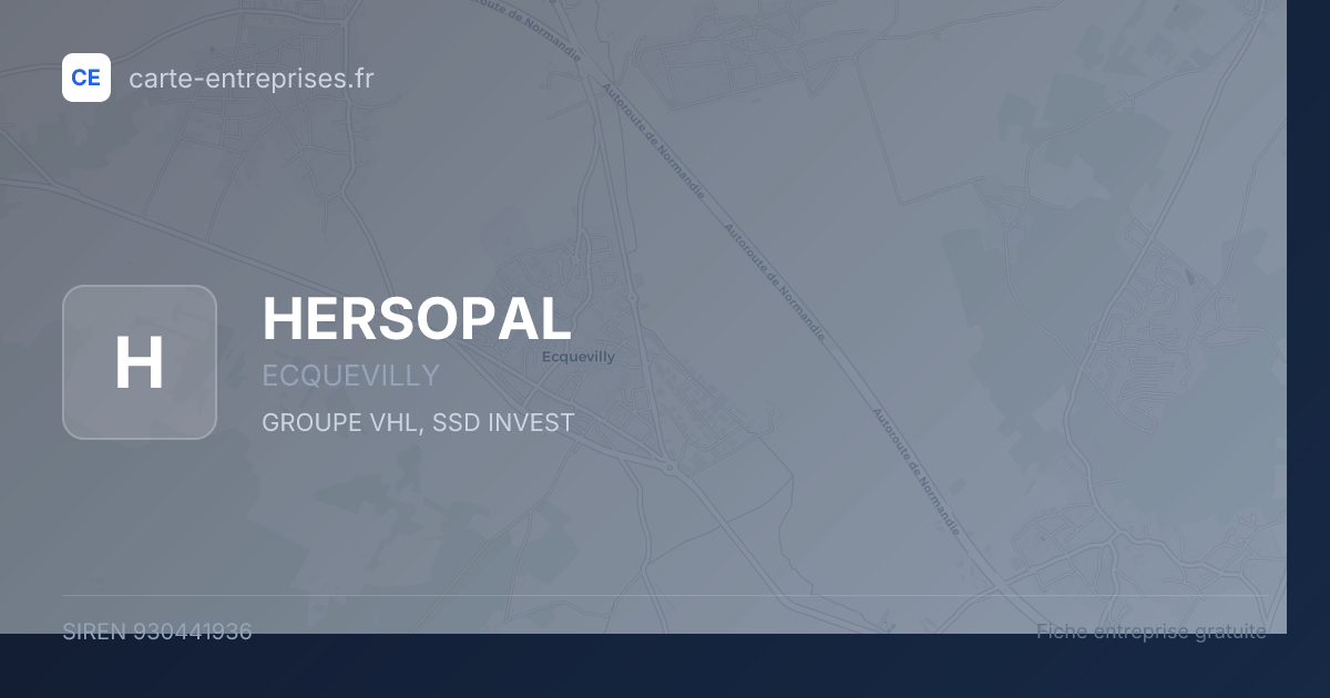 HERSOPAL — 930441936 — fiche entreprise