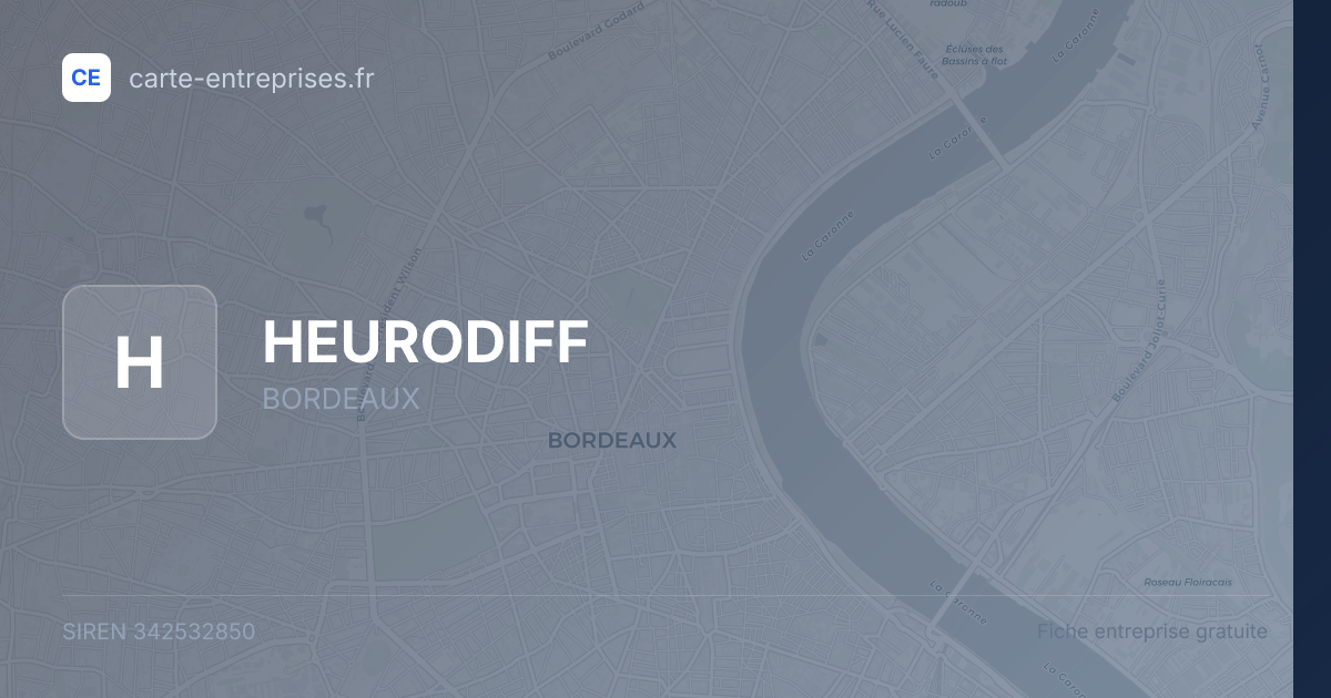 HEURODIFF — 342532850 — fiche entreprise