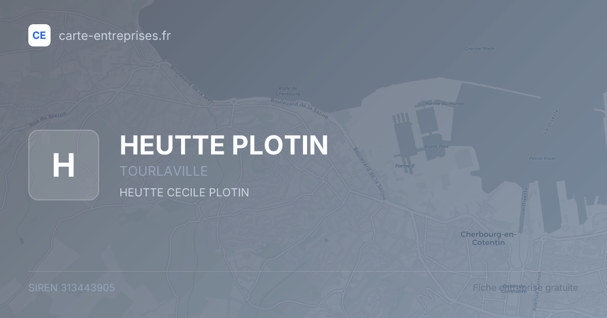 HEUTTE PLOTIN — 313443905 — fiche entreprise