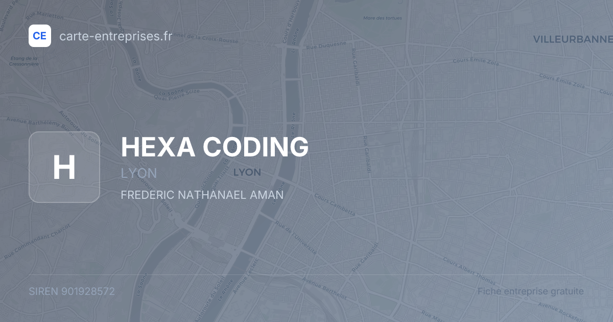 HEXA CODING — 901928572 — fiche entreprise