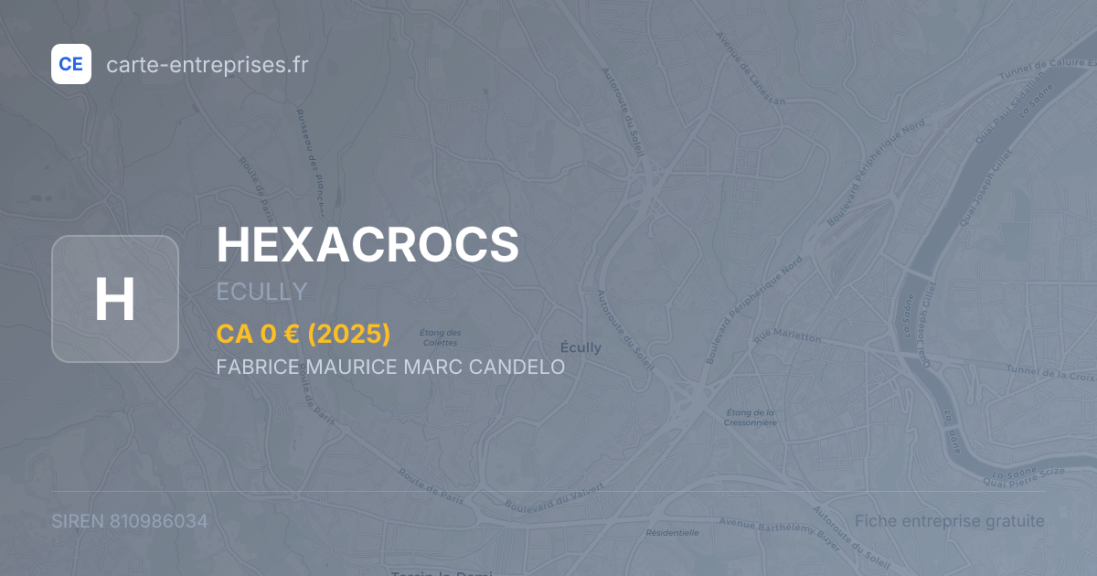 HEXACROCS — 810986034 — fiche entreprise