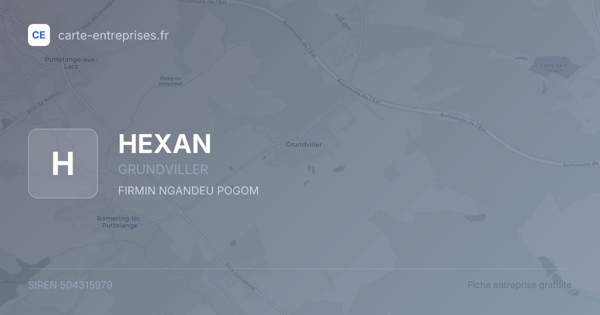 HEXAN — 504315979 — fiche entreprise