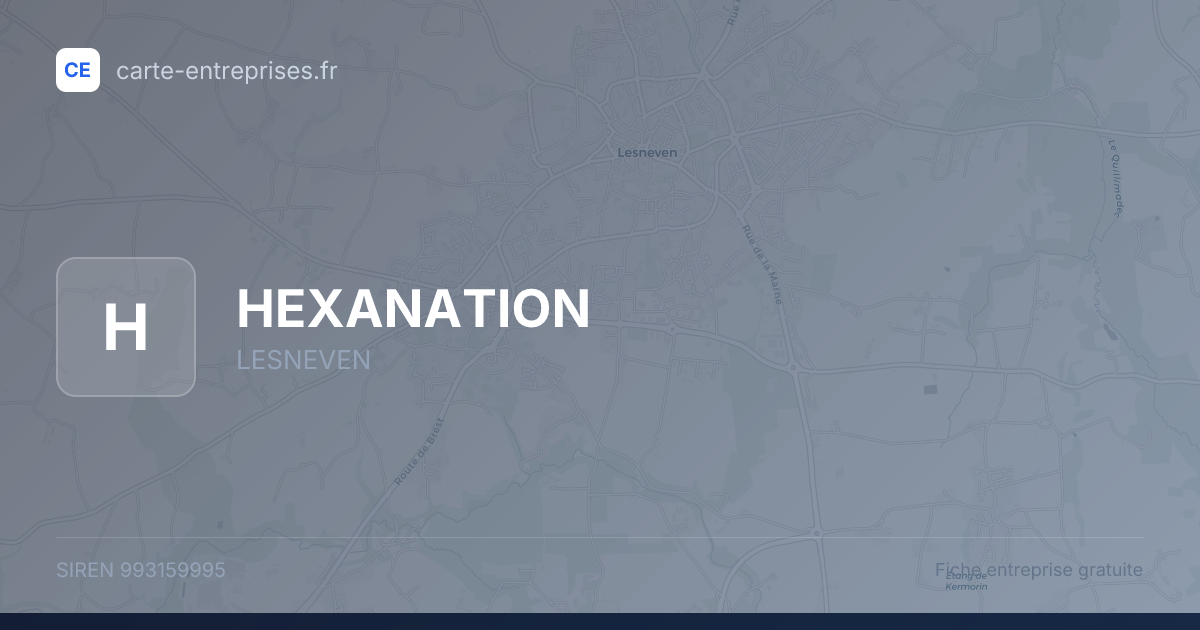 HEXANATION — 993159995 — fiche entreprise