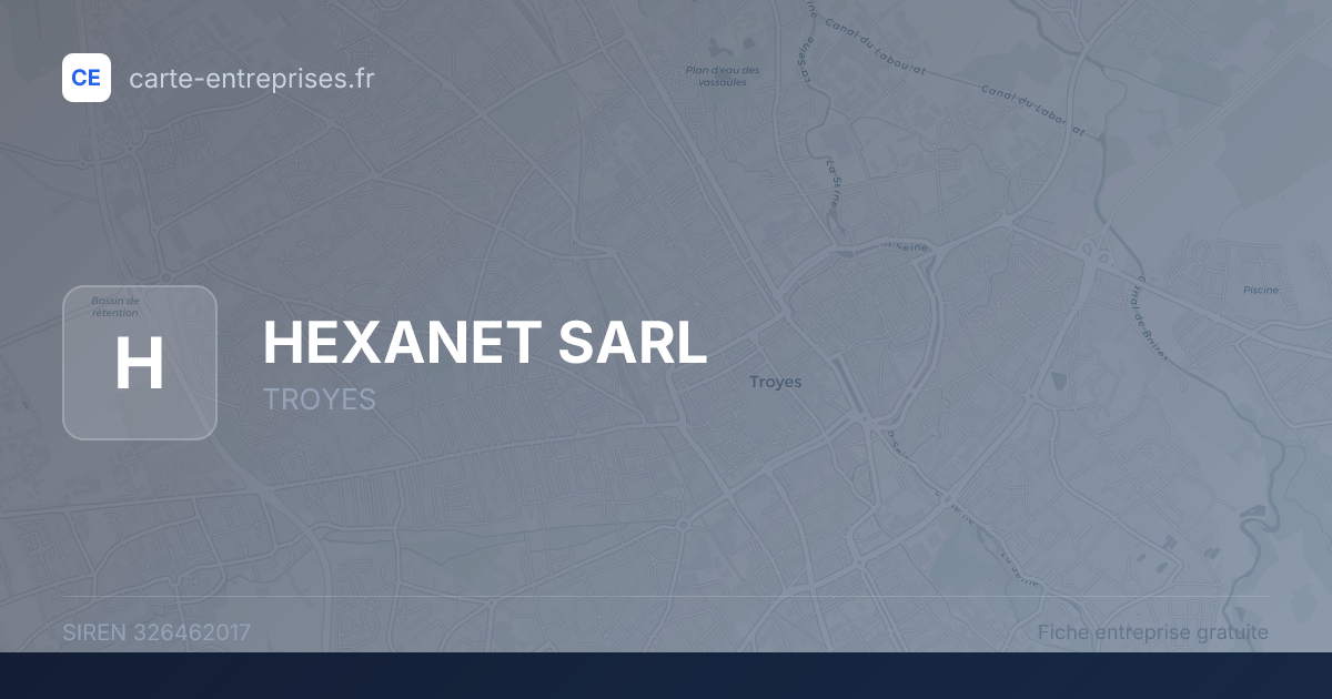 HEXANET SARL — 326462017 — fiche entreprise