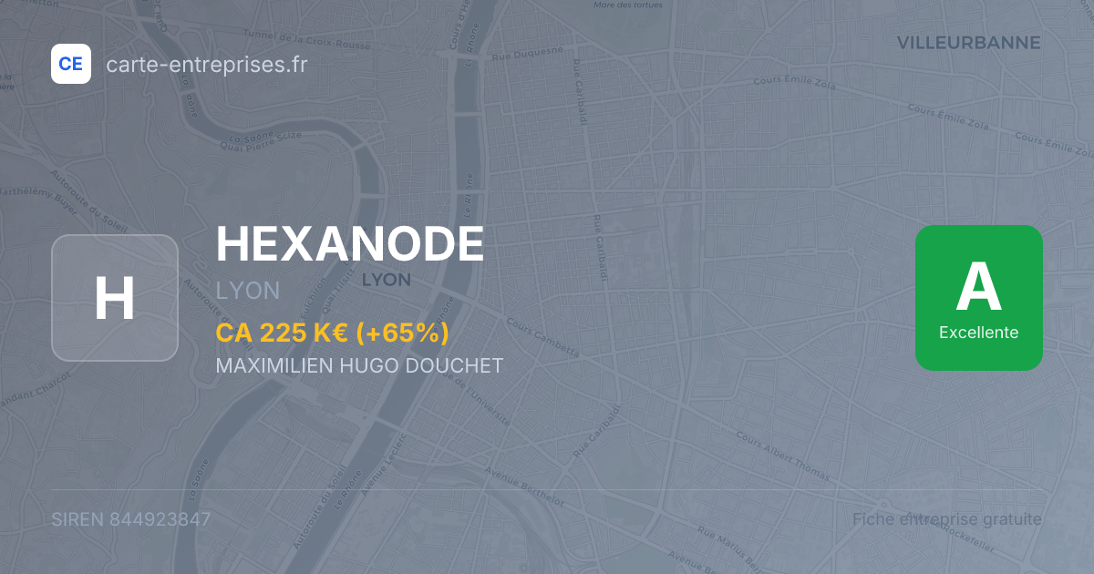 HEXANODE — 844923847 — fiche entreprise