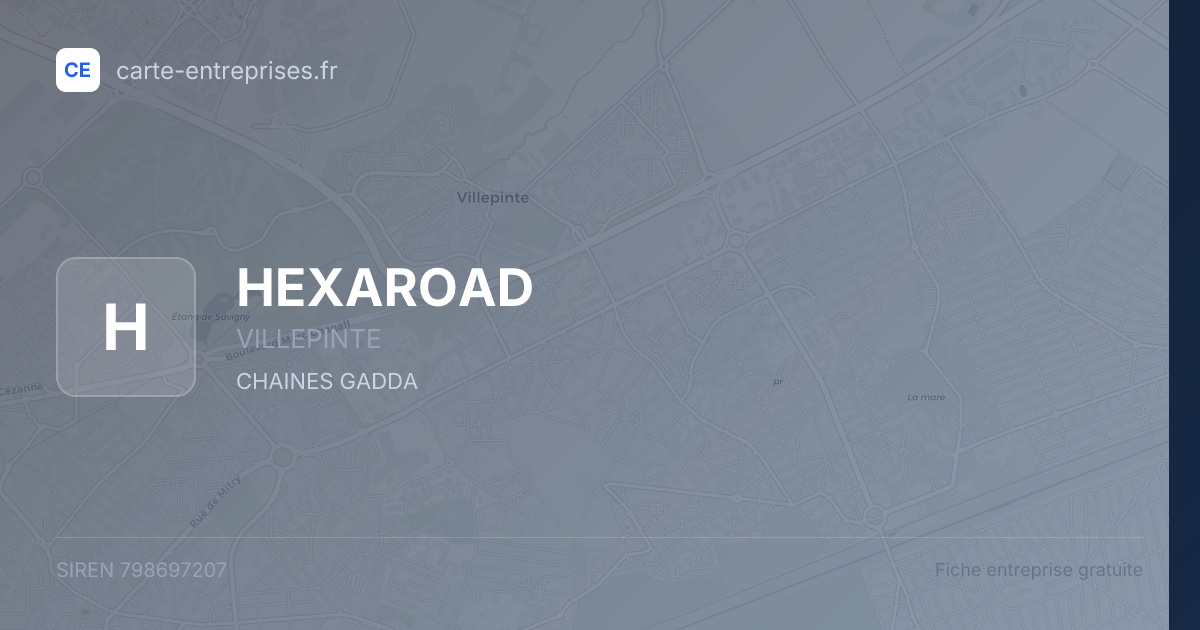 HEXAROAD — 798697207 — fiche entreprise